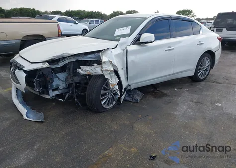 2018 Infiniti Q50 3.0T Luxe from USA, damaged, VIN JN1EV7ARXJM438146